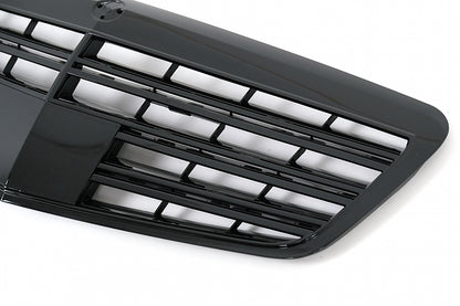 Front Grille S63 S65 Design Piano Black for Mercedes S-Class W221 Facelift (2010–2013)