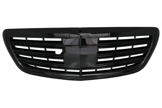 Front Grille S63 S65 Design Piano Black for Mercedes S-Class W222 (2014–08.2020)