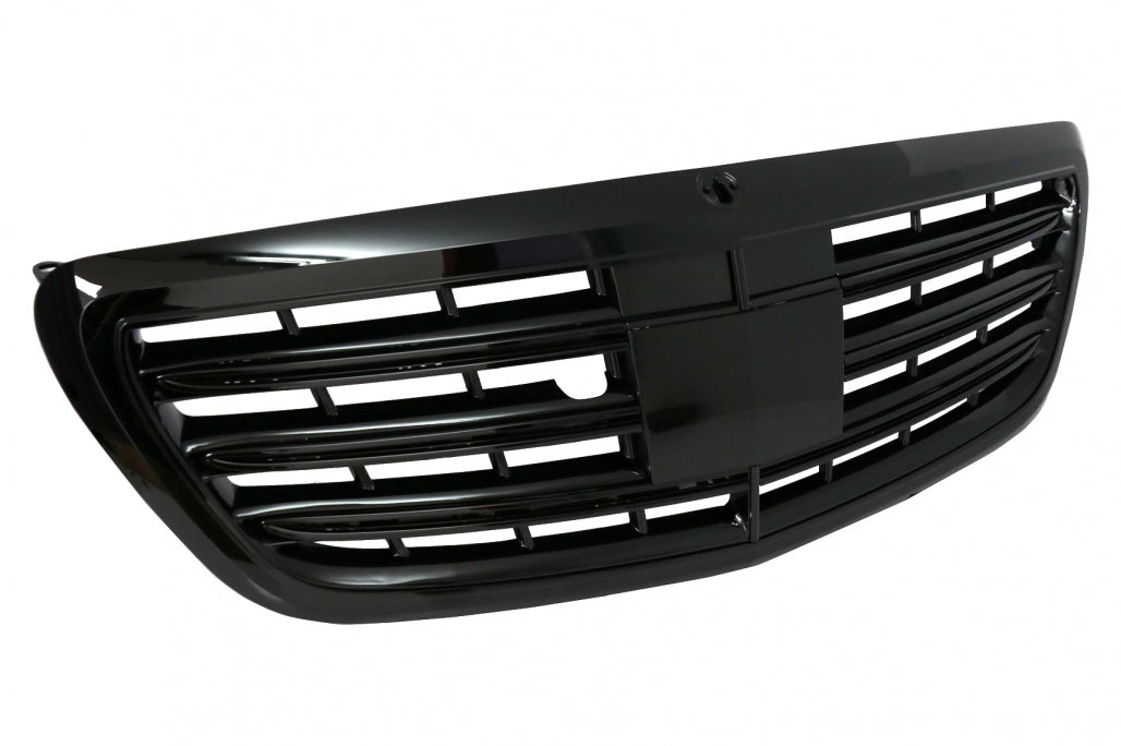 Front Grille S63 S65 Design Piano Black for Mercedes S-Class W222 (2014–08.2020)