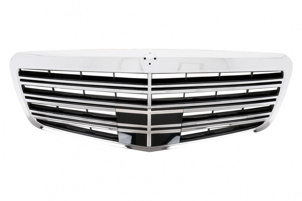Front Grille S63 S65 Design for Mercedes S-Class W221 Facelift (2010–2013)