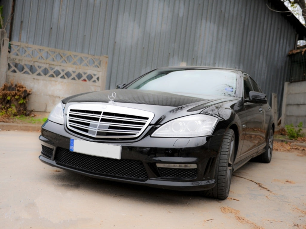 Front Grille S63 S65 Design for Mercedes S-Class W221 Facelift (2010–2013)