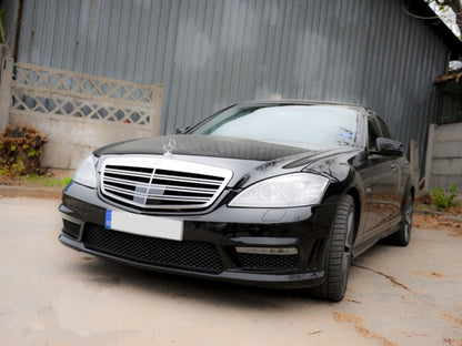 Front Grille S63 S65 Design for Mercedes S-Class W221 Facelift (2010–2013)