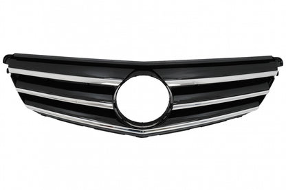Front Grille Sport Design Black for Mercedes C-Class W204 S204 (2007–2014)