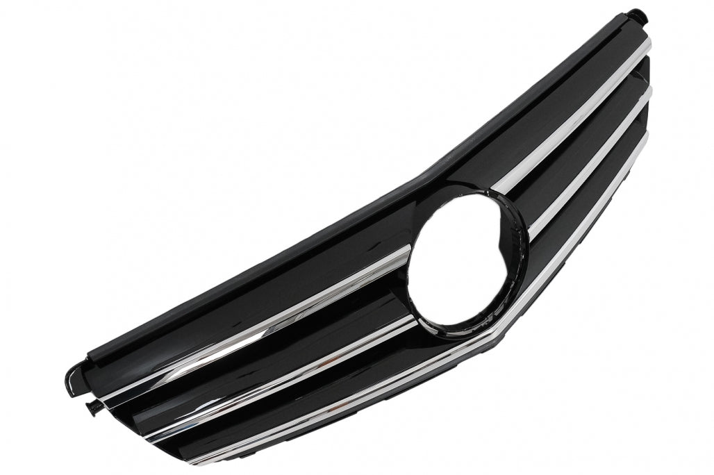 Front Grille Sport Design Black for Mercedes C-Class W204 S204 (2007–2014)