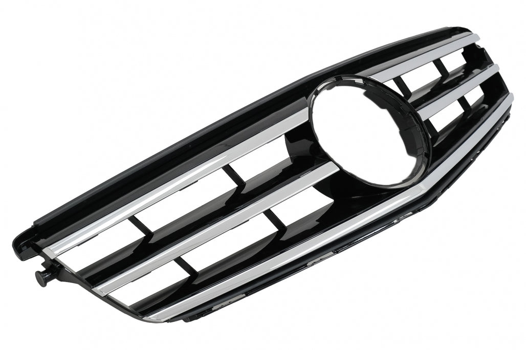 Front Grille Sport Design Black for Mercedes C-Class W204 S204 (2007–2014)