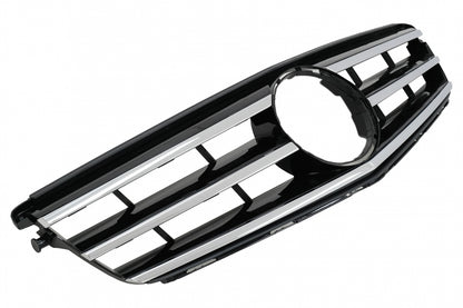 Front Grille Sport Design Black for Mercedes C-Class W204 S204 (2007–2014)