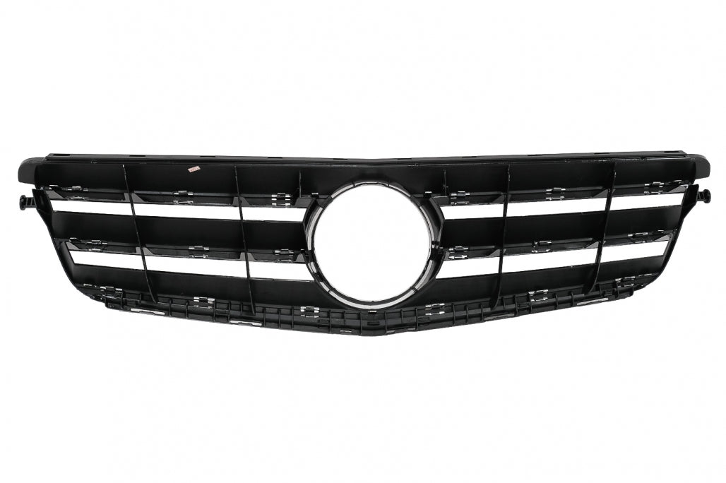 Front Grille Sport Design Black for Mercedes C-Class W204 S204 (2007–2014)