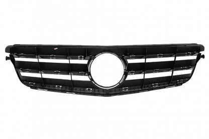 Front Grille Sport Design Black for Mercedes C-Class W204 S204 (2007–2014)