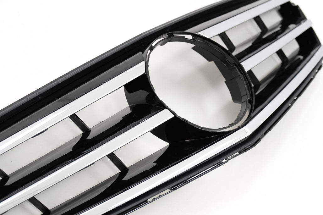 Front Grille Sport Design Black for Mercedes C-Class W204 S204 (2007–2014)