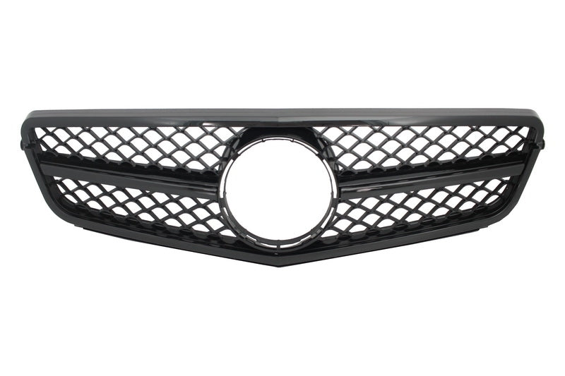 Front Grille Sport Design Piano Black for Mercedes C-Class W204 S204 (2007–2014)