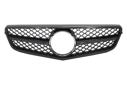 Front Grille Sport Design Piano Black for Mercedes C-Class W204 S204 (2007–2014)