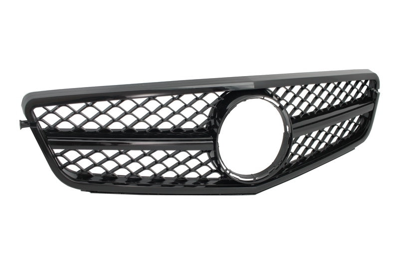 Front Grille Sport Design Piano Black for Mercedes C-Class W204 S204 (2007–2014)