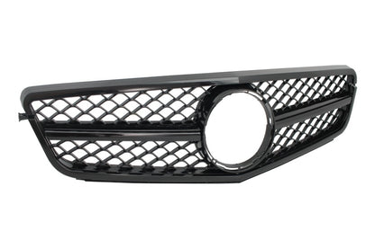 Front Grille Sport Design Piano Black for Mercedes C-Class W204 S204 (2007–2014)