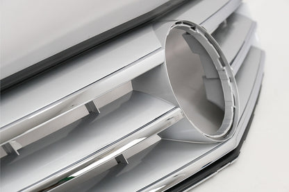 Front Grille Sport Design Silver for Mercedes C-Class W204 S204 (2007–2014)