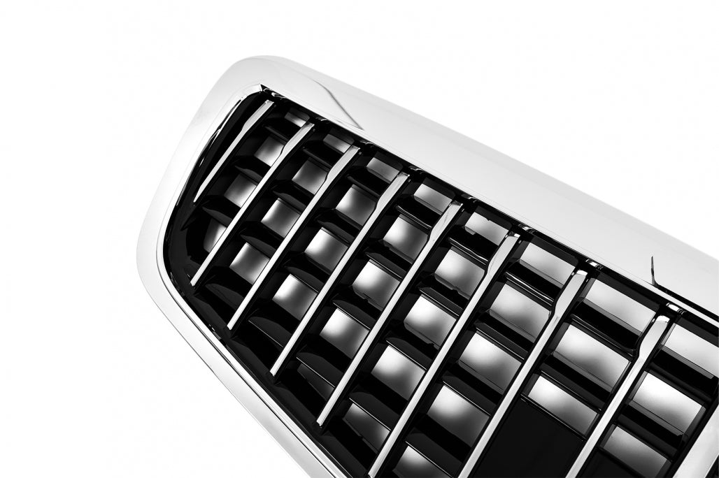 Front Grille Vertical Design Chrome for Mercedes S-Class W221 Facelift (2010–2013)
