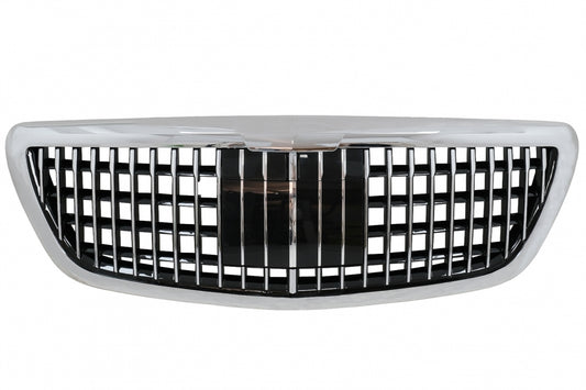 Front Grille Vertical Design Chrome for Mercedes S-Class W222 X222 (2014–2020)