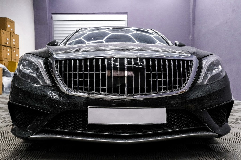 Front Grille Vertical Design Chrome for Mercedes S-Class W222 X222 (2014–2020)
