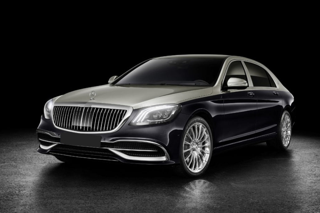 Front Grille Vertical Design Chrome for Mercedes S-Class W222 X222 (2014–2020)