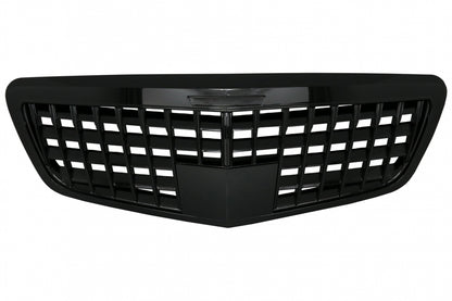 Front Grille Vertical Design Piano Black for Mercedes S-Class W221 Facelift (2010–2013)