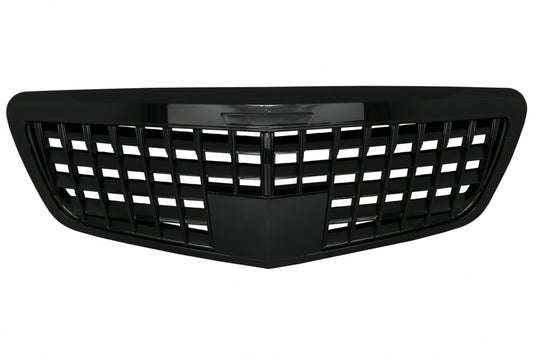 Front Grille Vertical Design Piano Black for Mercedes S-Class W221 Facelift (2010–2013)