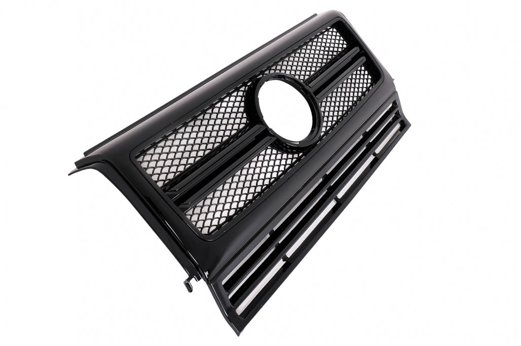 Front Grille for Mercedes G-Class W463 (1990–2012) G63 G65 Design Full Piano Black Edition