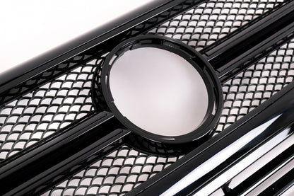 Front Grille for Mercedes G-Class W463 (1990–2012) G63 G65 Design Full Piano Black Edition