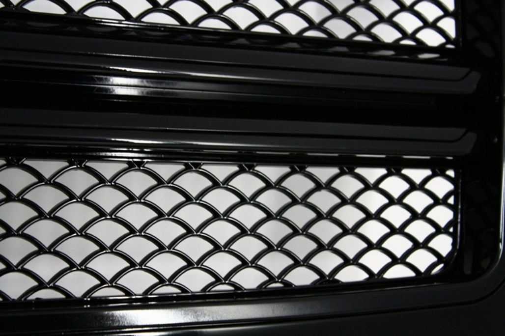 Front Grille for Mercedes G-Class W463 (1990–2017) G63 G65 Design Full Piano Black