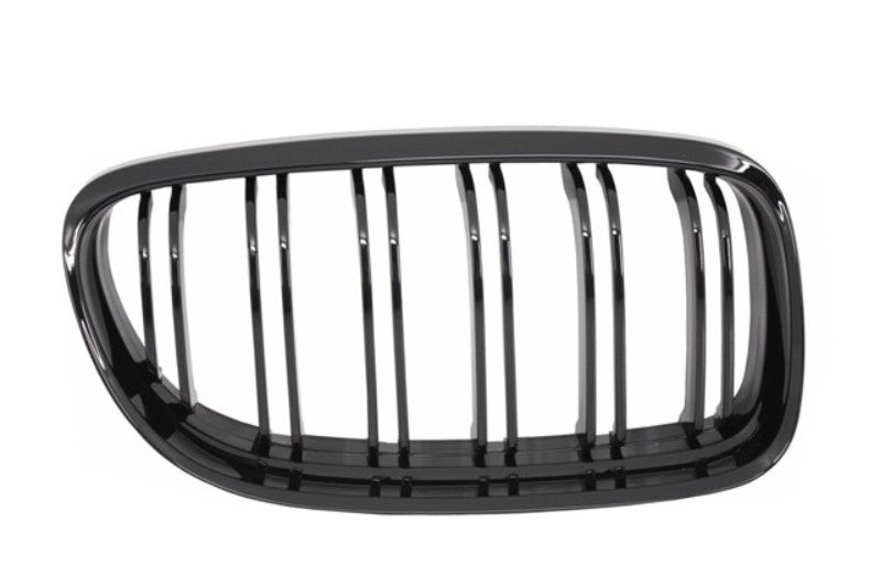 Front Kidney Grilles Double Stripe M Design Piano Black for BMW 3 Series E90 E91 LCI (2008–2011)