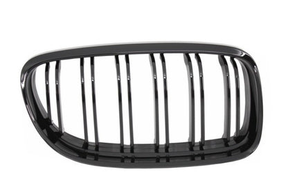 Front Kidney Grilles Double Stripe M Design Piano Black for BMW 3 Series E90 E91 LCI (2008–2011)