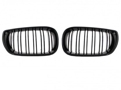 Front Kidney Grilles Double Stripe M Design for BMW 3 Series E46 Facelift Sedan Touring (2001–2005)