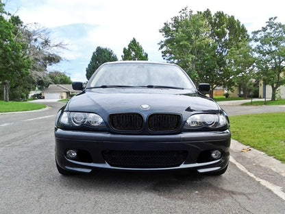 Front Kidney Grilles Double Stripe M Design for BMW 3 Series E46 Facelift Sedan Touring (2001–2005)