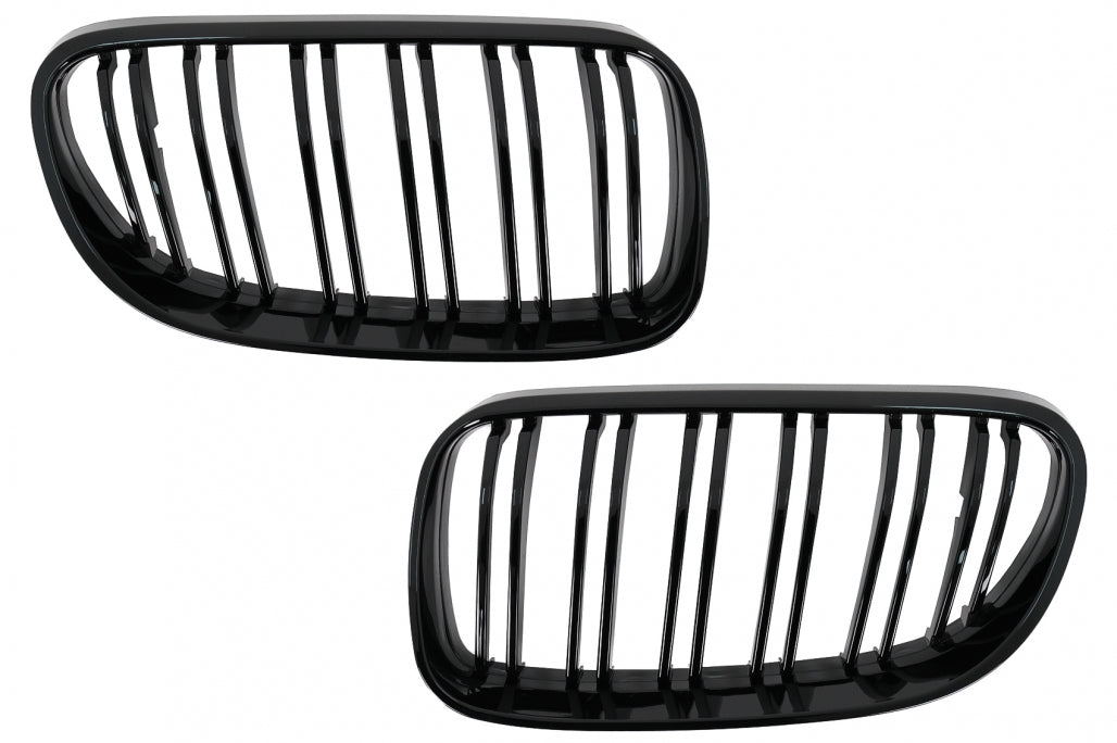 Front Kidney Grilles Double Stripe for BMW 3 Series E92 E93 LCI (2010–2015)