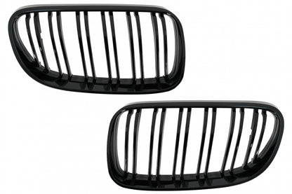 Front Kidney Grilles Double Stripe for BMW 3 Series E92 E93 LCI (2010–2015)