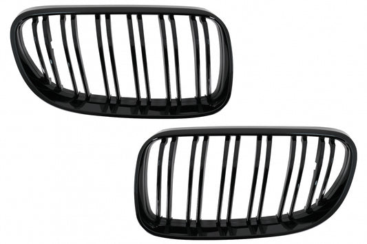 Front Kidney Grilles Double Stripe for BMW 3 Series E92 E93 LCI (2010–2015)