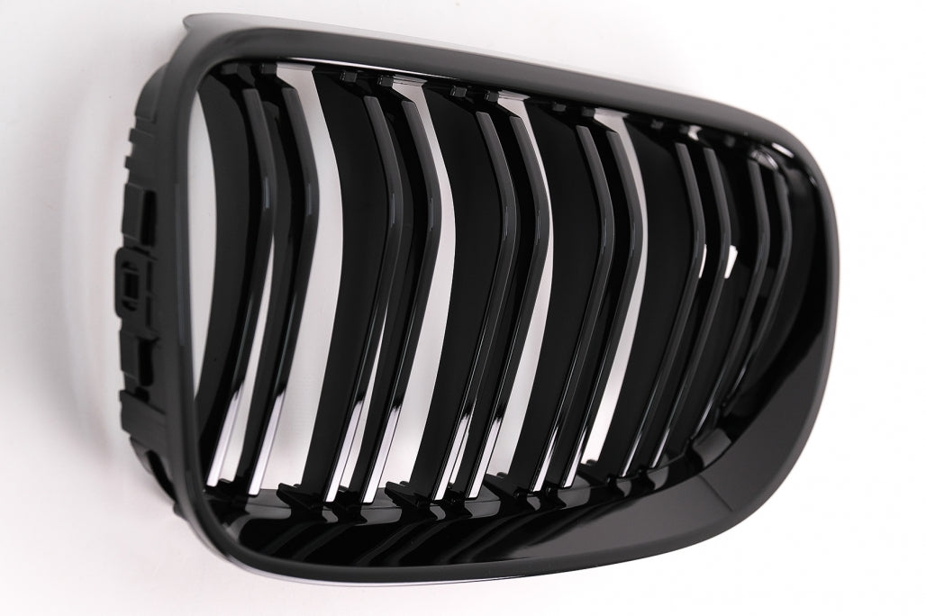 Front Kidney Grilles Double Stripe for BMW 3 Series E92 E93 LCI (2010–2015)