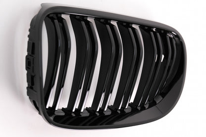 Front Kidney Grilles Double Stripe for BMW 3 Series E92 E93 LCI (2010–2015)