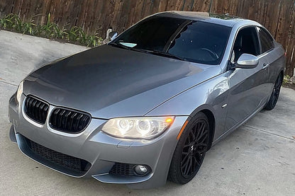Front Kidney Grilles Double Stripe for BMW 3 Series E92 E93 LCI (2010–2015)