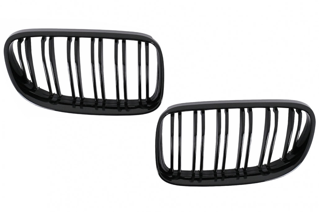 Front Kidney Grilles Double Stripe for BMW 3 Series E92 E93 Pre-LCI (2006–2009) M-Package Sport Design