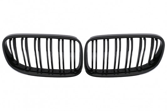 Front Kidney Grilles Double Stripe for BMW 3 Series E92 E93 Pre-LCI (2006–2009) M-Package Sport Design