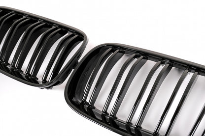 Front Kidney Grilles Double Stripe for BMW 3 Series E92 E93 Pre-LCI (2006–2009) M-Package Sport Design