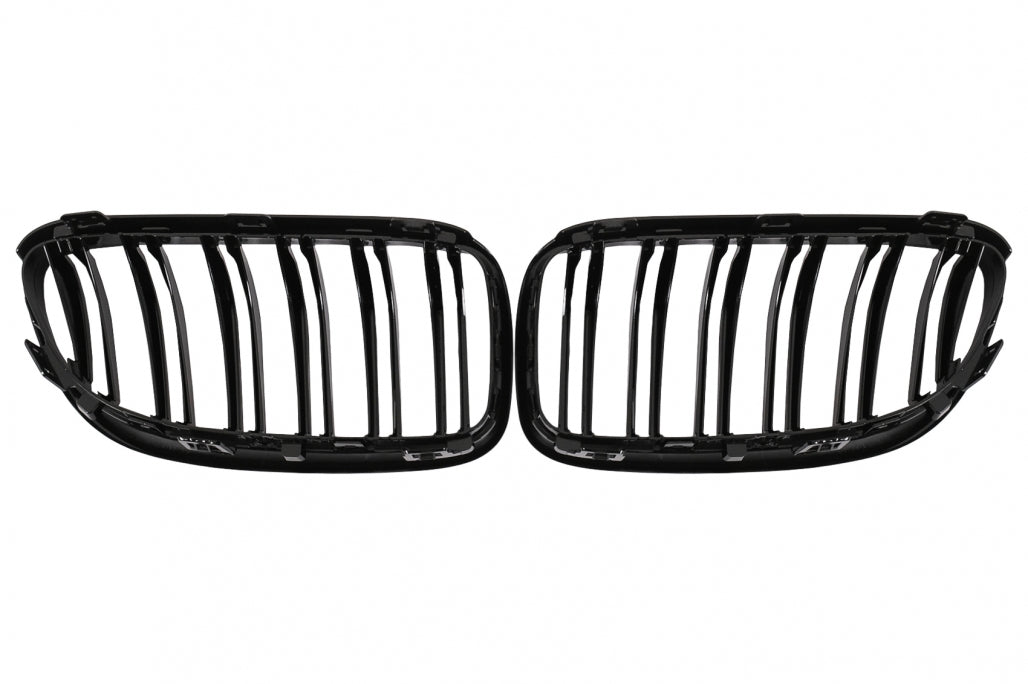 Front Kidney Grilles Double Stripe for BMW 3 Series E92 E93 Pre-LCI (2006–2009) M-Package Sport Design