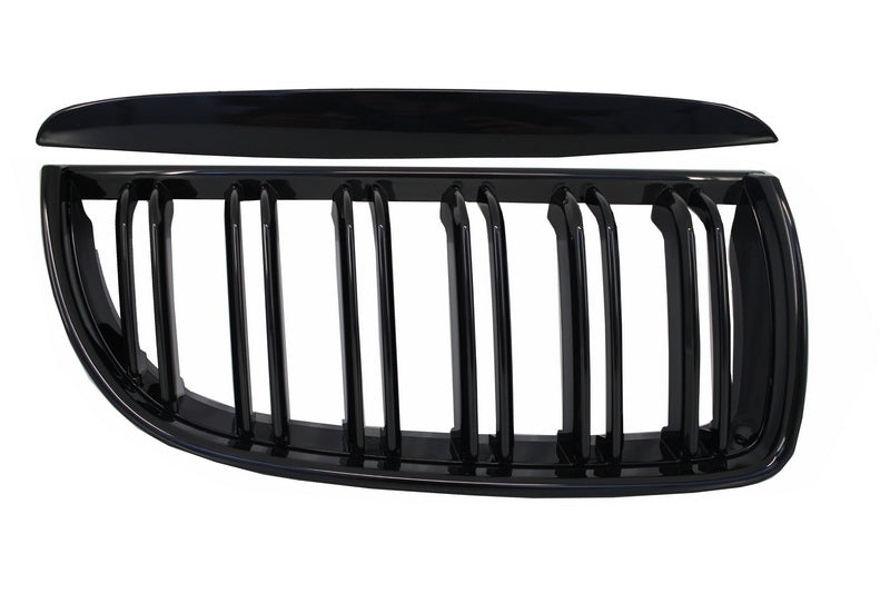 Front Kidney Grilles for BMW 3 Series E90 E91 (2005–2008) Pre-LCI Double Stripe M Design