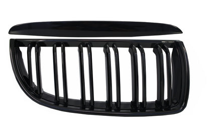 Front Kidney Grilles for BMW 3 Series E90 E91 (2005–2008) Pre-LCI Double Stripe M Design