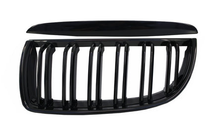 Front Kidney Grilles for BMW 3 Series E90 E91 (2005–2008) Pre-LCI Double Stripe M Design
