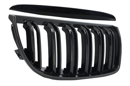 Front Kidney Grilles for BMW 3 Series E90 E91 (2005–2008) Pre-LCI Double Stripe M Design