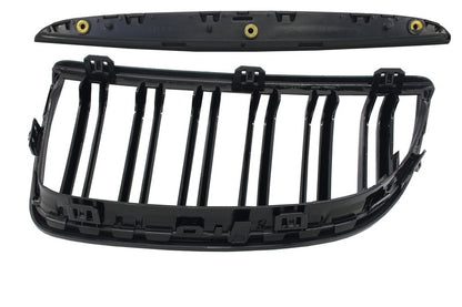 Front Kidney Grilles for BMW 3 Series E90 E91 (2005–2008) Pre-LCI Double Stripe M Design