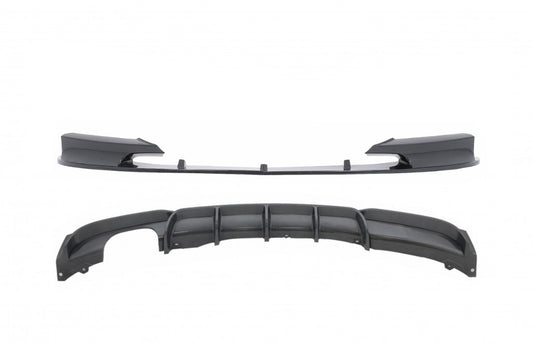 Front Splitter and Rear Diffuser M-Performance Carbon Look for BMW 3 Series F30 F31 (2011–Up)