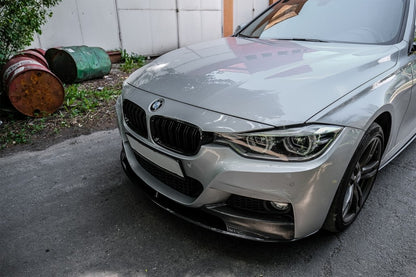 Front Splitter and Rear Diffuser M-Performance Carbon Look for BMW 3 Series F30 F31 (2011–Up)