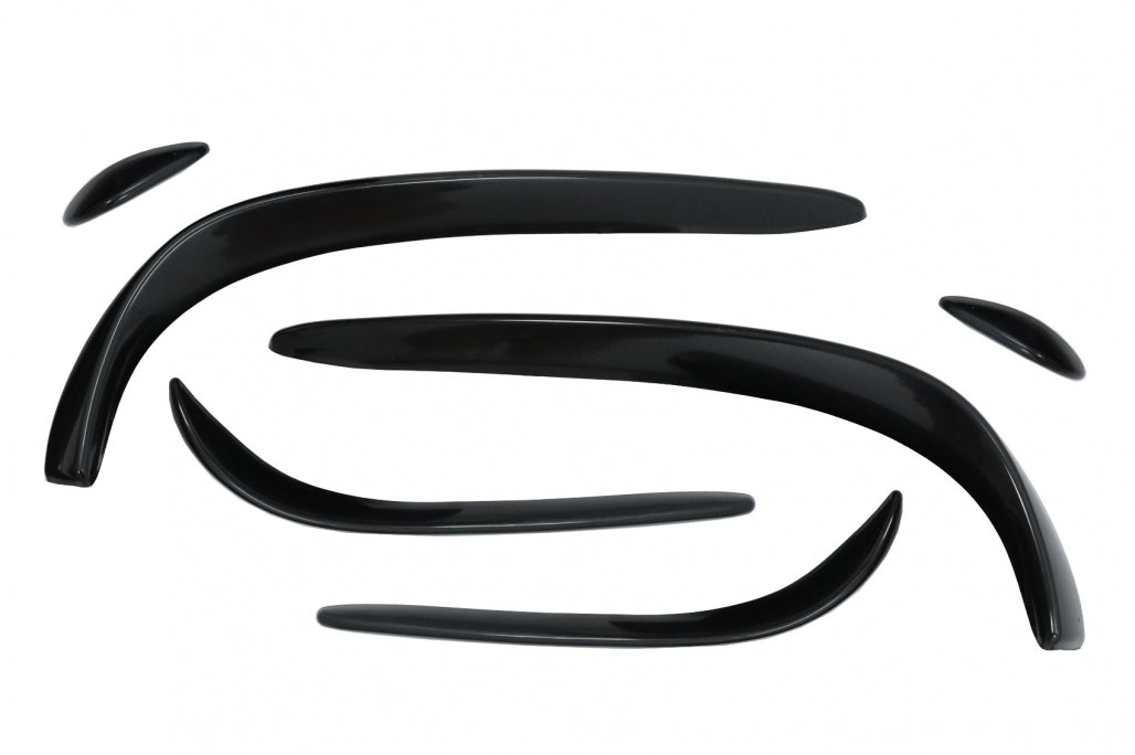 Front Splitters C43 Design Piano Black for Mercedes C-Class W205 S205 C205 A205 (2015–2018)