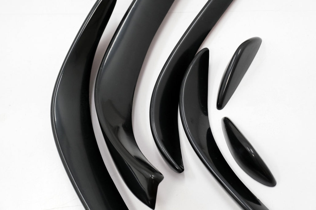 Front Splitters C43 Design Piano Black for Mercedes C-Class W205 S205 C205 A205 (2015–2018)